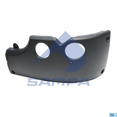 SA 18400106 Бампер передний Scania P/G/R/T левая часть