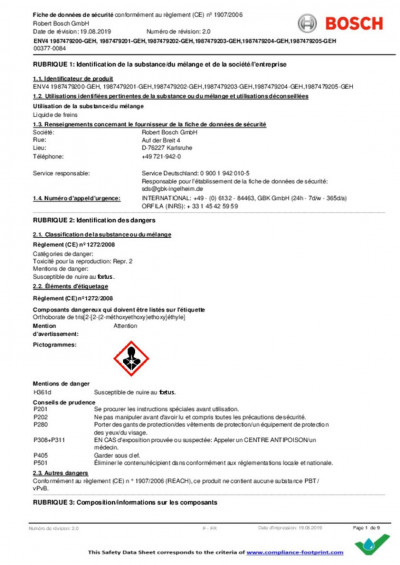 1987479106 Тормозная жидкость DOT4