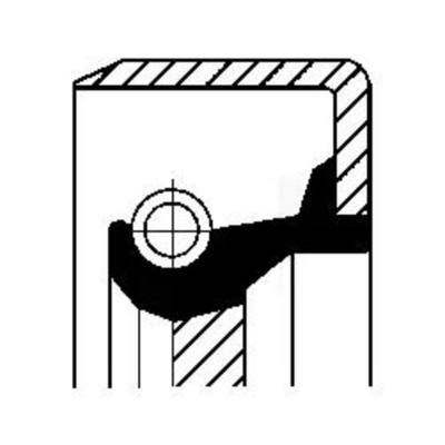 12011308B Сальник первичного вала 55*75*8/9.2