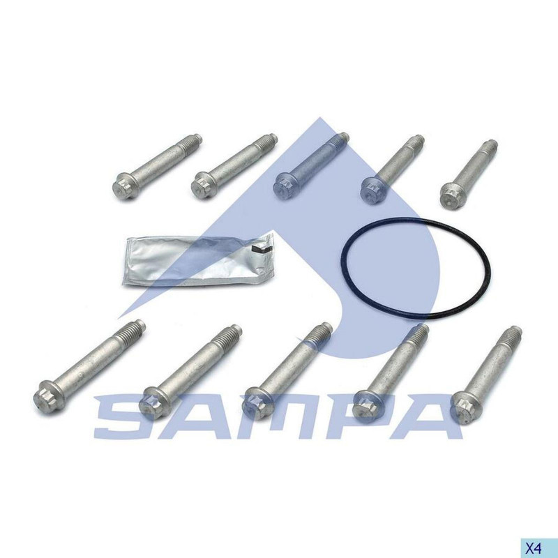 075618 Комплект болтов крепления торм. диска SAF — 1