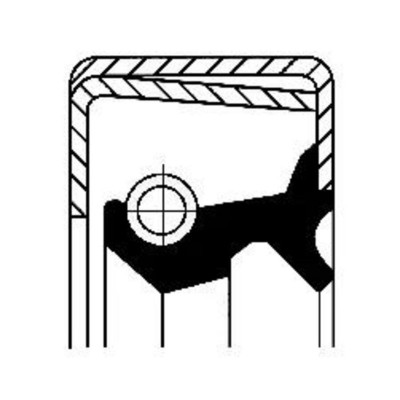 12011410B Сальник ступицы задней