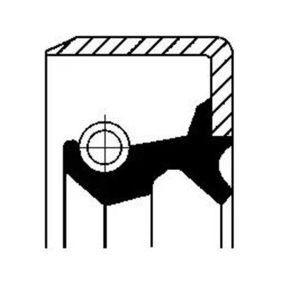 01031705B Сальник вала тормозного 44.45*60*7 Scania 2/3/4 серия