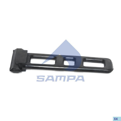 SA 043205 Крепление крыла резиновое