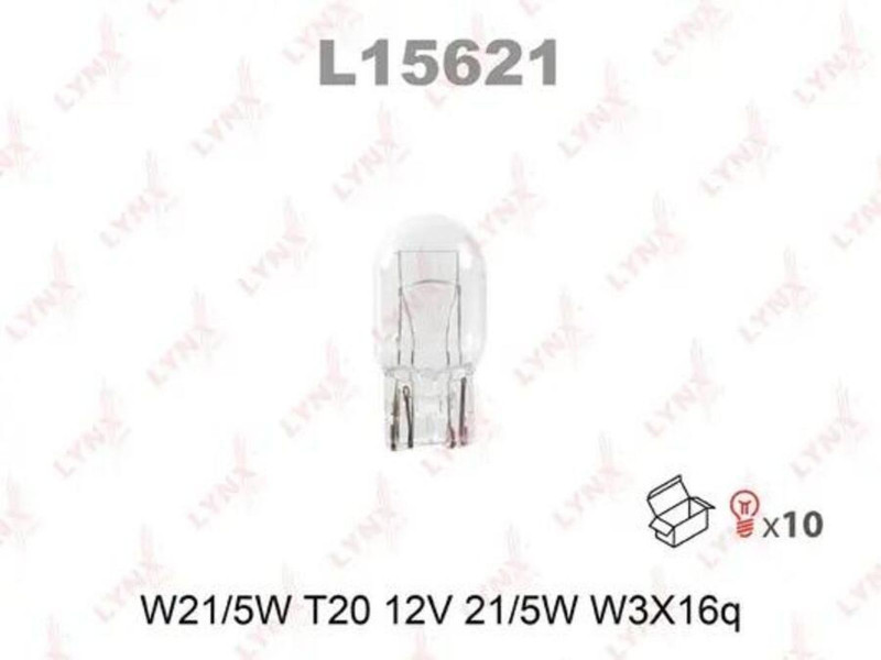 L15621 Лампа W21/5W T20 12V21/5W W3X16Q Б/Ц — 1