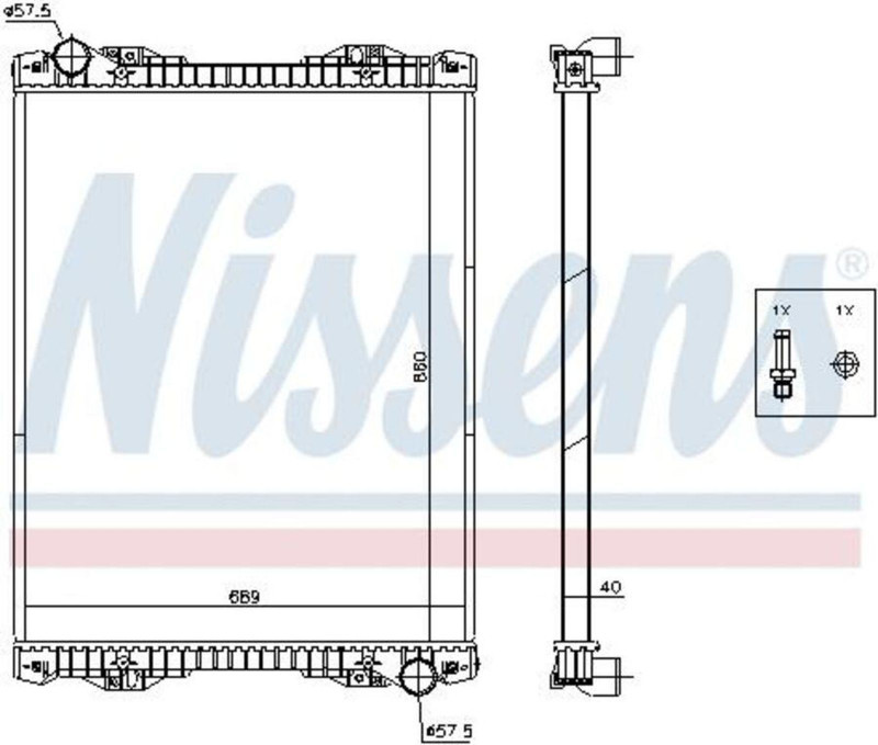 672590 Радиатор — 1