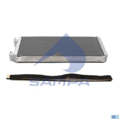 SA 0101126 Радиатор отопителя MB