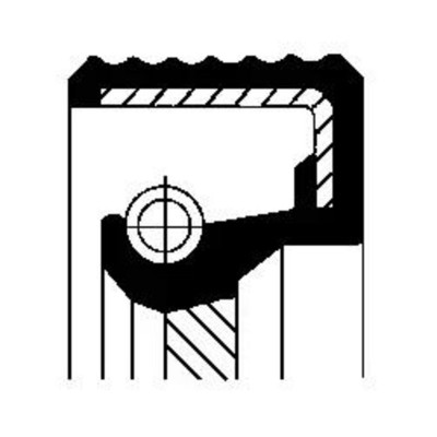 20029713B Сальник 105*125*12 КПП задний