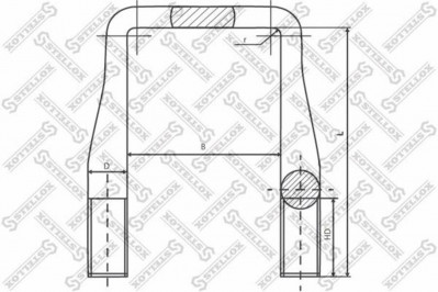 8464211SX Стремянка 129.5*M24*2*325