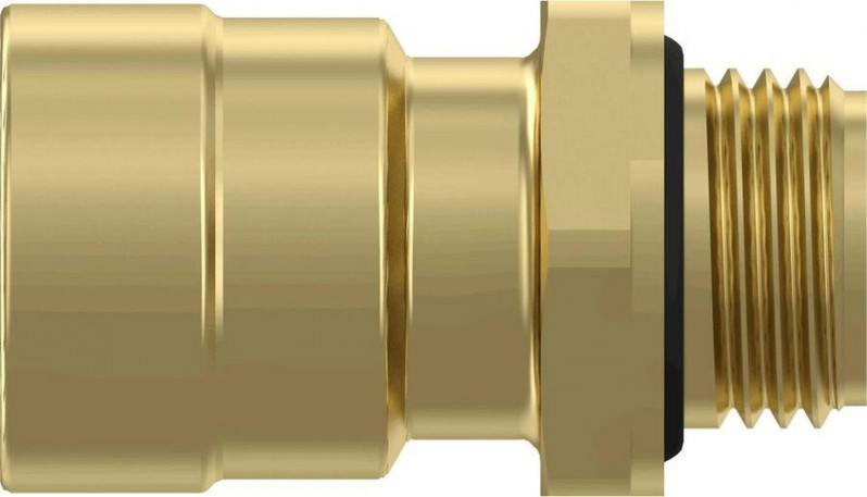 8938000022 Фитинг прямой под ПВХ d12/М16*1,5 — 3