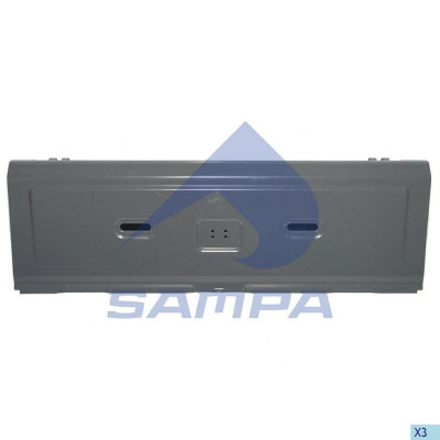 SA 18100348 Крышка бампера под номер