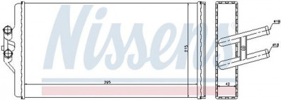 72005 Радиатор отопителя