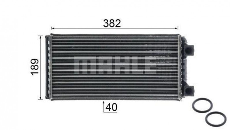 AH133000P Теплообменник отопление салона — 4