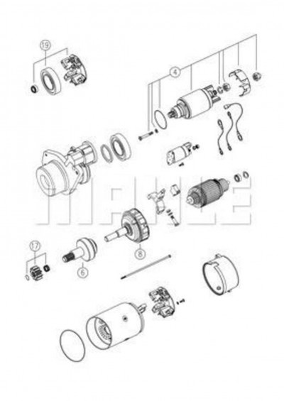 MS761 Стартер 24V 5.5kW