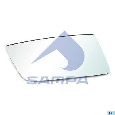 SA 034391 Зеркальный элемент левый верхний