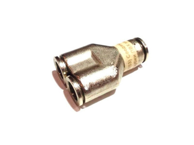 MPUY10 Соединитель Y- образный трубки ПВХ металл 10мм