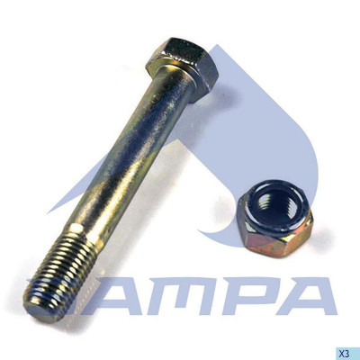 SA 090514 Палец рессоры M30*3,5*200 с гайкой BPW/SAF