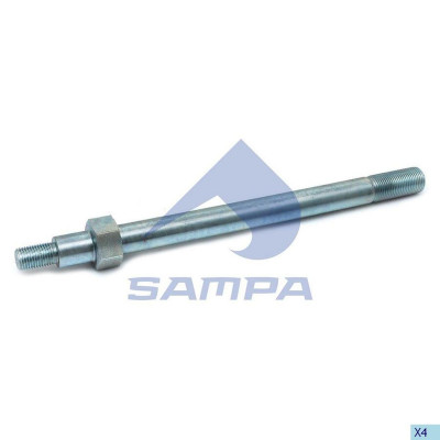 SA 020250 Палец рессоры правый под гидроцилиндр кабины M24*2*363