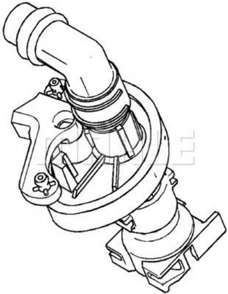 CV1000P Регулирующий клапан отопителя — 1