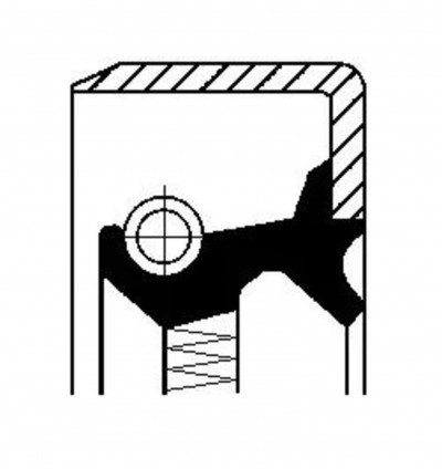 12014351B Сальник ступицы задн. 168*188/192,5*30/32