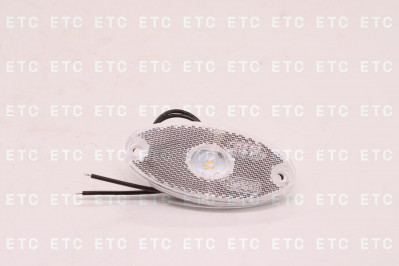 306P Фонарь габаритный белый передний LED / 9V-36V /