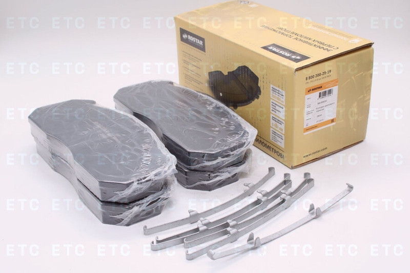 180000030 Колодки тормозные STD диск.торм. — 2