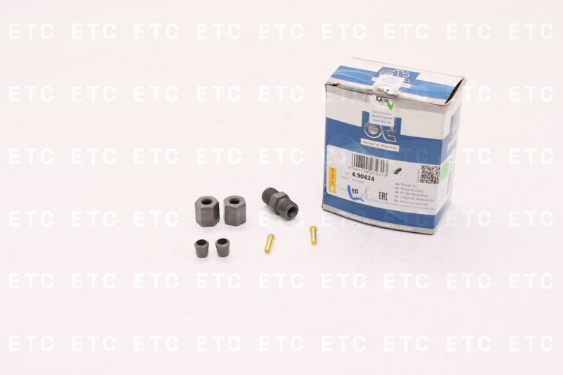 DT 490424 Фитинг резьбовой М12*1,5 прямой ПВХ 6*1 — 1