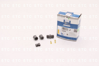 DT 490424 Фитинг резьбовой М12*1,5 прямой ПВХ 6*1